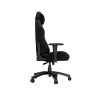 AndaSeat Luna series Premium Gaming Chair Fabric Black L size, Fabric, Armrest: 2D, common seat tray, 100% steel framework M Size lumbar pillow, small headrest pillow, 60mm casters, black nylon base - AD18-44-B-F.ME